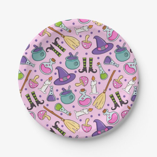 Halloween-Thema Pappteller (Vorderseite)