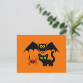 Halloween-Thema Postkarte (Stehend Vorderseite)
