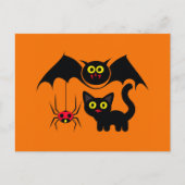 Halloween-Thema Postkarte (Vorderseite)