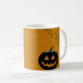 Halloween Thema Pumpkin und Spider Kaffeetasse (VorderseiteRechts)