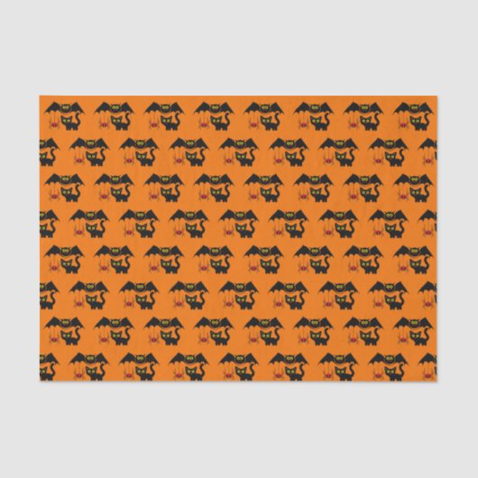 Halloween-Thema Seidenpapier (Vorderseite)