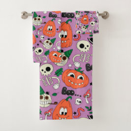 Halloween Theme Bath Set