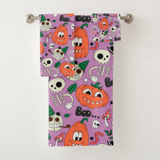 Halloween Theme Bath Set (Insitu)