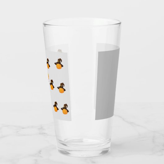 Halloween theme: Ghosts and pumpkin Glas (Links)