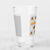 Halloween theme: Ghosts and pumpkin Glas (Rechts)