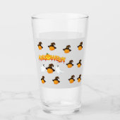 Halloween theme: Ghosts and pumpkin Glas (Vorderseite)