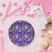 Halloween Theme Hexen und Skulls Pappteller (Party)