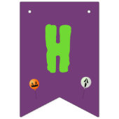 Halloween Theme Kindergeburtstag Party Wimpelkette (Zweite Fahne)