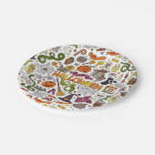 Halloween Theme, Party Perfect Paper Plate Pappteller (Schrägansicht)
