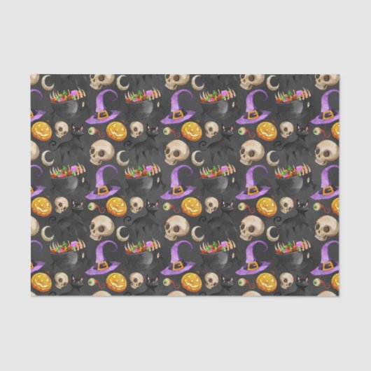 Halloween-Theme Seidenpapier (Vorderseite)