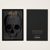 Halloween-Theme-Skull-Oring-Display-Karte (Vorne & Hinten)