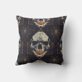 Halloween Theme Skull Throw Kissen (Rückseite)