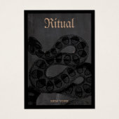 Halloween Theme Snake Earring Display Card (Vorderseite)