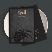 Halloween Theme Spider Earring Display Card