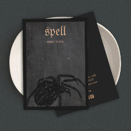 Halloween Theme Spider Earring Display Card