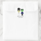 Halloween Theme Wedding Stickers (Tasche)