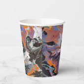 Halloween Themed Abstrakt Art Pappbecher (Links)