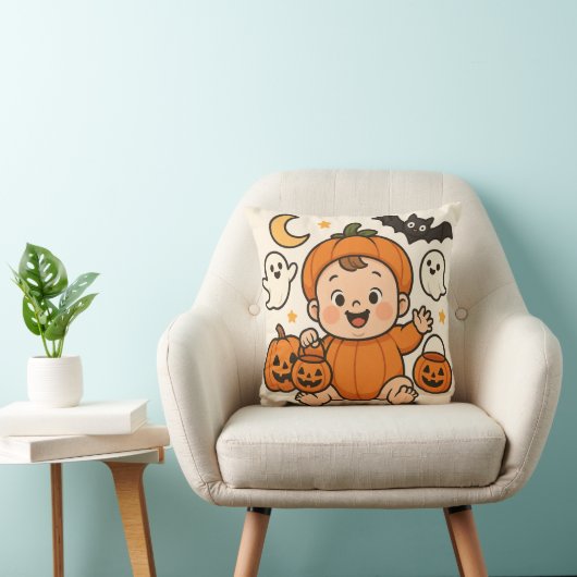 Halloween-themed baby image pillow kissen (Stuhl )