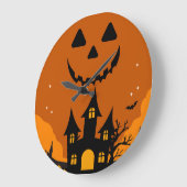 Halloween Themed Baby Shower gift Große Wanduhr (Winkel)