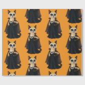 Halloween themed for Siamese Cat lovers Geschenkpapier (Flach)