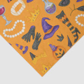 Halloween themed for Siamese Cat lovers Seidenpapier (Detail)