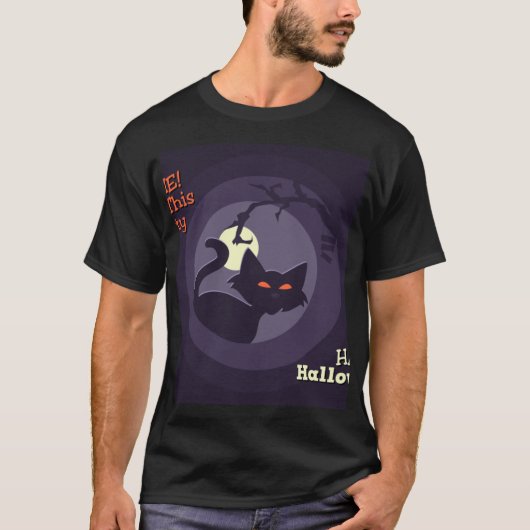 Halloween themed mens tshirt (Vorderseite)