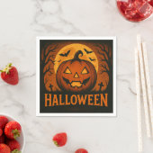 Halloween-themed paper napkins serviette (Beispiel)