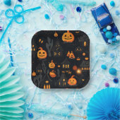 Halloween Themed Pappteller (Party)