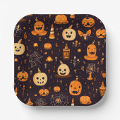 Halloween Themed Pappteller (Vorderseite)