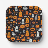 Halloween Themed Pappteller (Vorderseite)