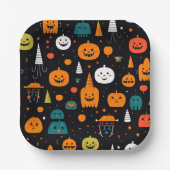 Halloween Themed Pappteller (Vorderseite)
