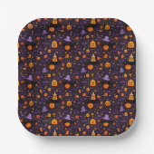Halloween Themed Pappteller (Vorderseite)