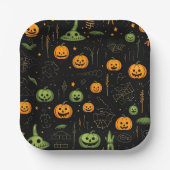 Halloween Themed Pappteller (Vorderseite)
