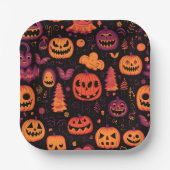 Halloween Themed Pappteller (Vorderseite)
