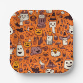 Halloween Themed Pappteller (Vorderseite)
