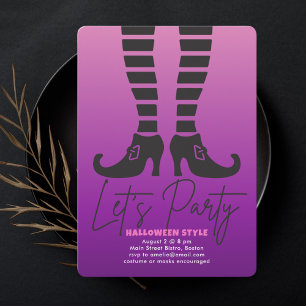 Halloween Themed Party Einladung