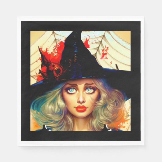 Halloween Themed Party Zubehör Serviette (Vorderseite)