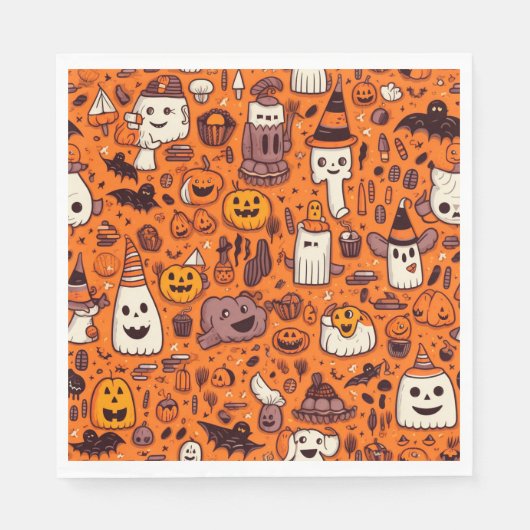 Halloween Themed Serviette (Vorderseite)
