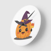 Halloween themed wall clock runde wanduhr (Winkel)