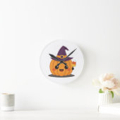 Halloween themed wall clock runde wanduhr (Zuhause)