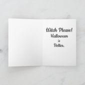 Halloween themed Xmas Card Karte (Innenseite)