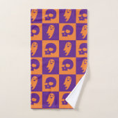 Halloween-Themen-Handtuch-Set. Badhandtuch Set (Handtuch)