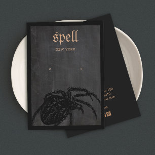 Halloween-Themen-Spinne-Ohrhänger-Displaykarte