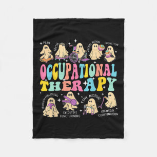 Halloween-Therapeut Spooky Ot Fleecedecke