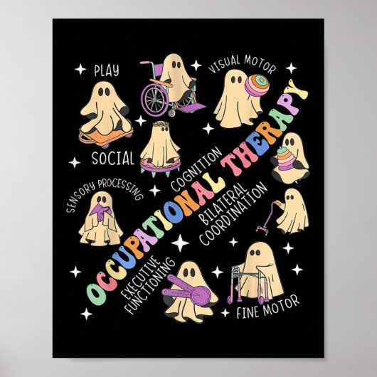 Halloween-Therapeut Spooky Ot Poster (Vorne)