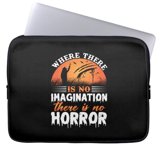Halloween There is no Horror Laptopschutzhülle (Vorderseite)