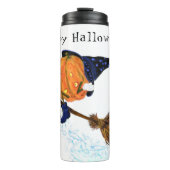 Halloween Thermal Tumbler Hexenkürbis Thermosbecher (Vorderseite)
