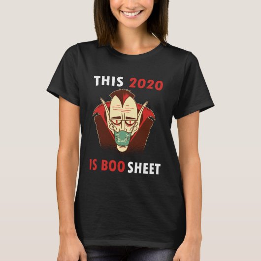 Halloween This 2020 is Boo Sheet Dracula T-Shirt (Vorderseite)