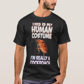 Halloween This Is My Human Costume I'm Really A Ro T-Shirt (Vorderseite)