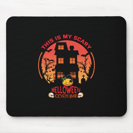Halloween This Is My Scary Helloween Anzug Mousepad (Vorne)